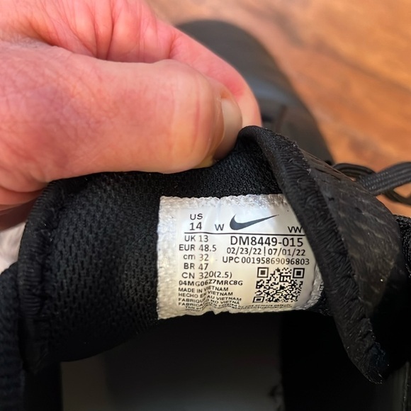 Nike Golf Infinity Pro 2 DM8449-015 Men's Black/White Shoes size 14 - Picture 9 of 9